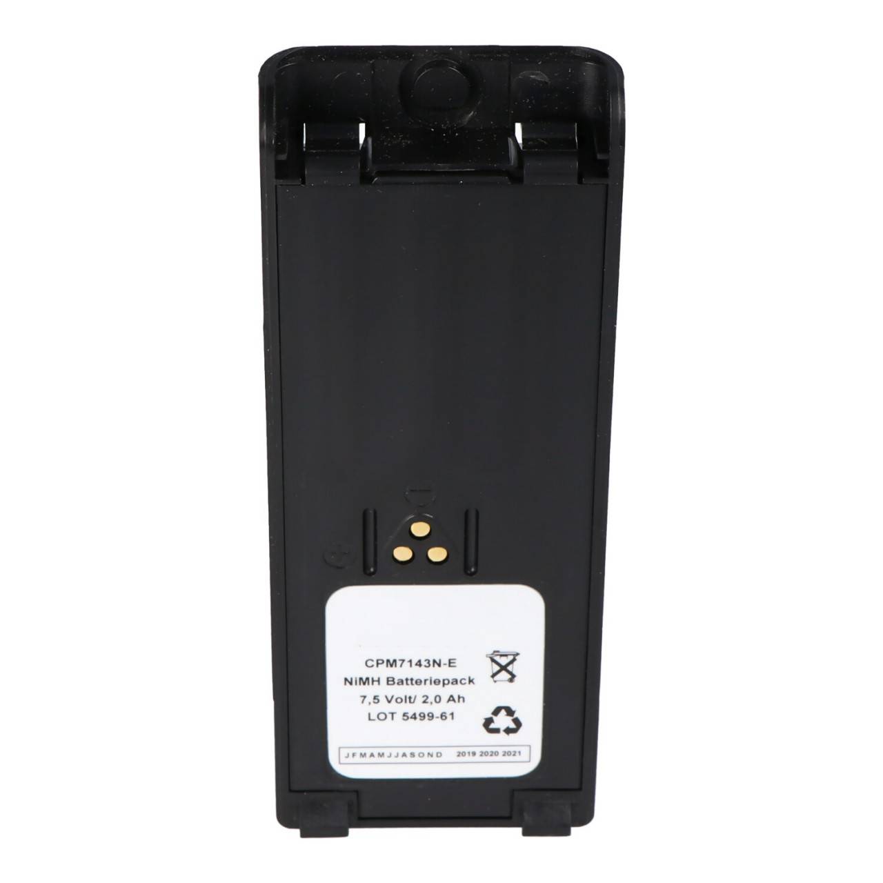 Batteria adatta per Motorola GP900, NTN-7143 2000mAh NiMH 2.0Ah con minore autoscarica-3