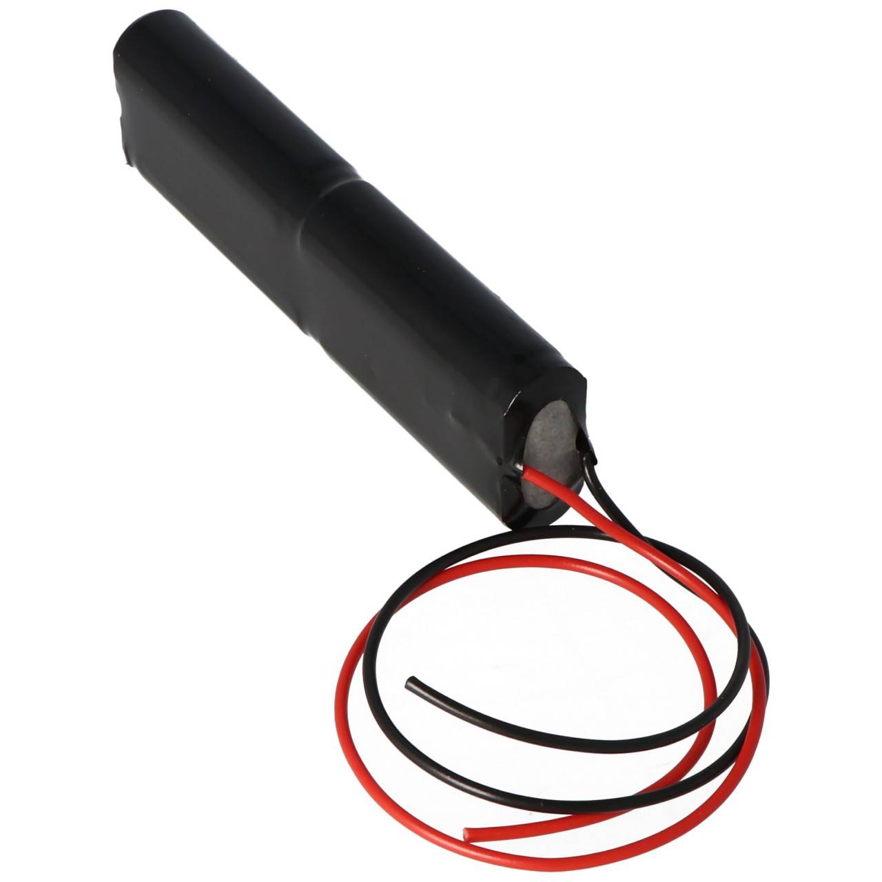 Batteria per illuminazione di emergenza NiCd S2x2 4,8V 0,90Ah, dimensioni circa 100mm x 15mm x 30mm con cavo e spina-0