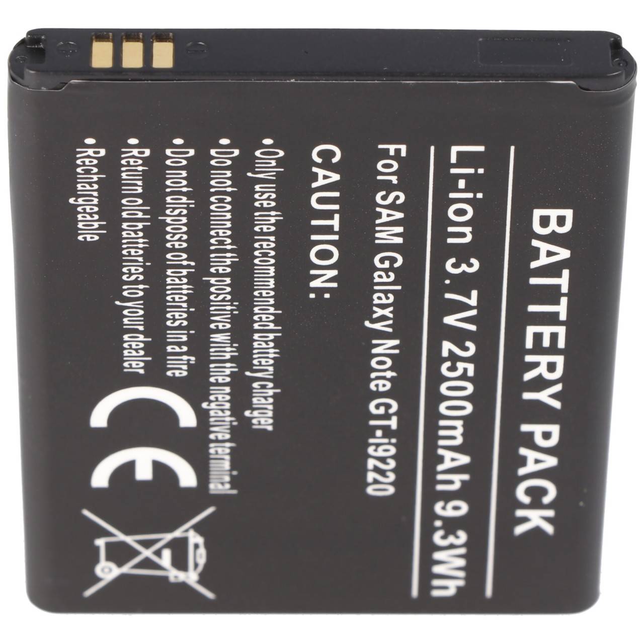 Batteria adatta per Samsung Galaxy Note, Samsung GT-i9220, Samsung GT-N7000, EB6152-0