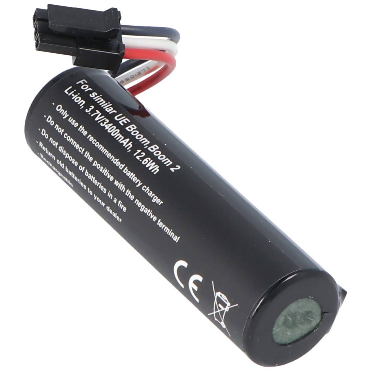 Batteria adatta per Ultimate Ears UE Boom, Boom 2, Li-Ion, 3,7 V, 3400 mAh, 12,6 Wh, integrata, senza attrezzi-2
