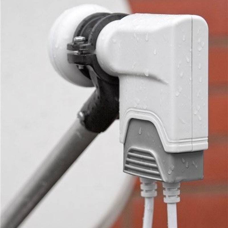 Universal Twin LNB digital SAT-LNB DVB-S2 per 2 partecipanti 4K, HDTV, ricezione 3D-1