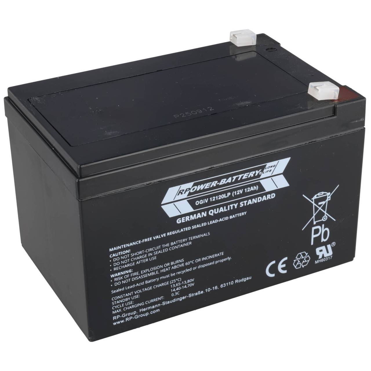 RPower OGiV12120LP 12V 12Ah lunga durata-0