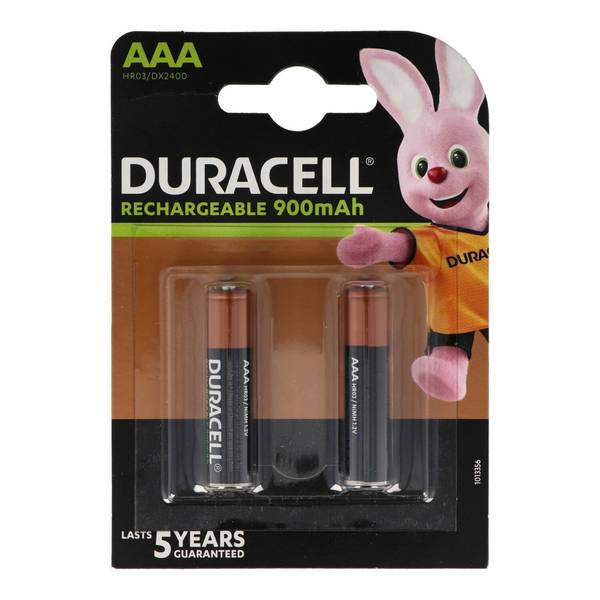 Batteria Duracell Recharge Ultra AAA NiMH Micro con capacità fino a 850 mAh
