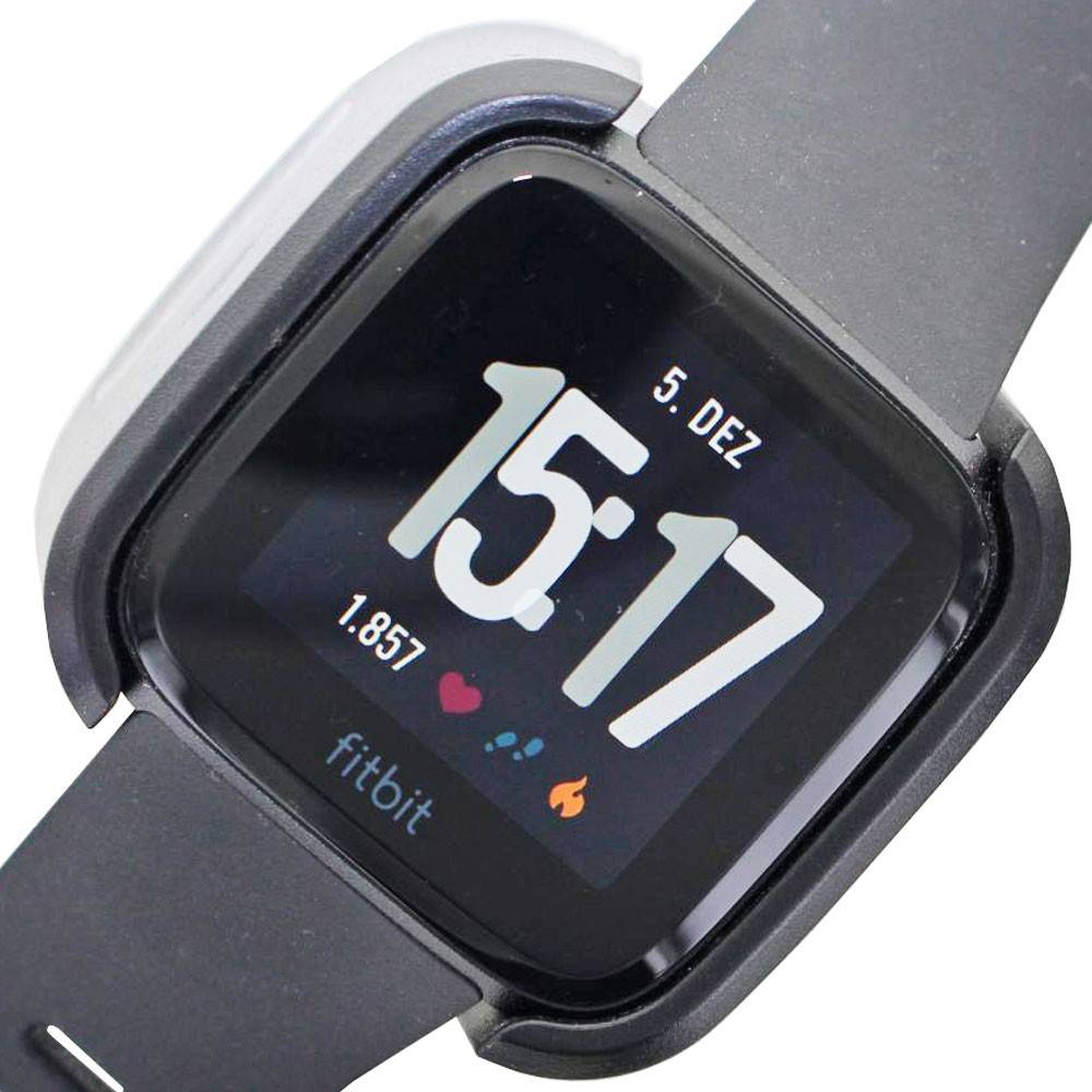 Caricabatterie adatto per Fitbit Versa nero con cavo USB da 1 metro, cavo di ricarica per Fitbit Versa-4