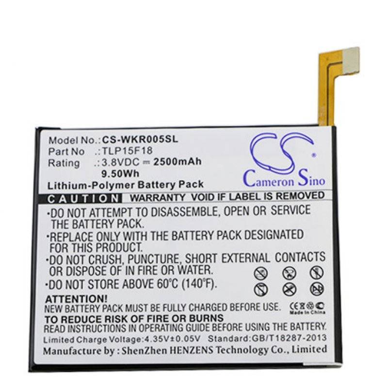 Batteria adatta per Wiko Rainbow UP, batteria Rainbow UP 4G Dual Sim LTE TLP15F18-0
