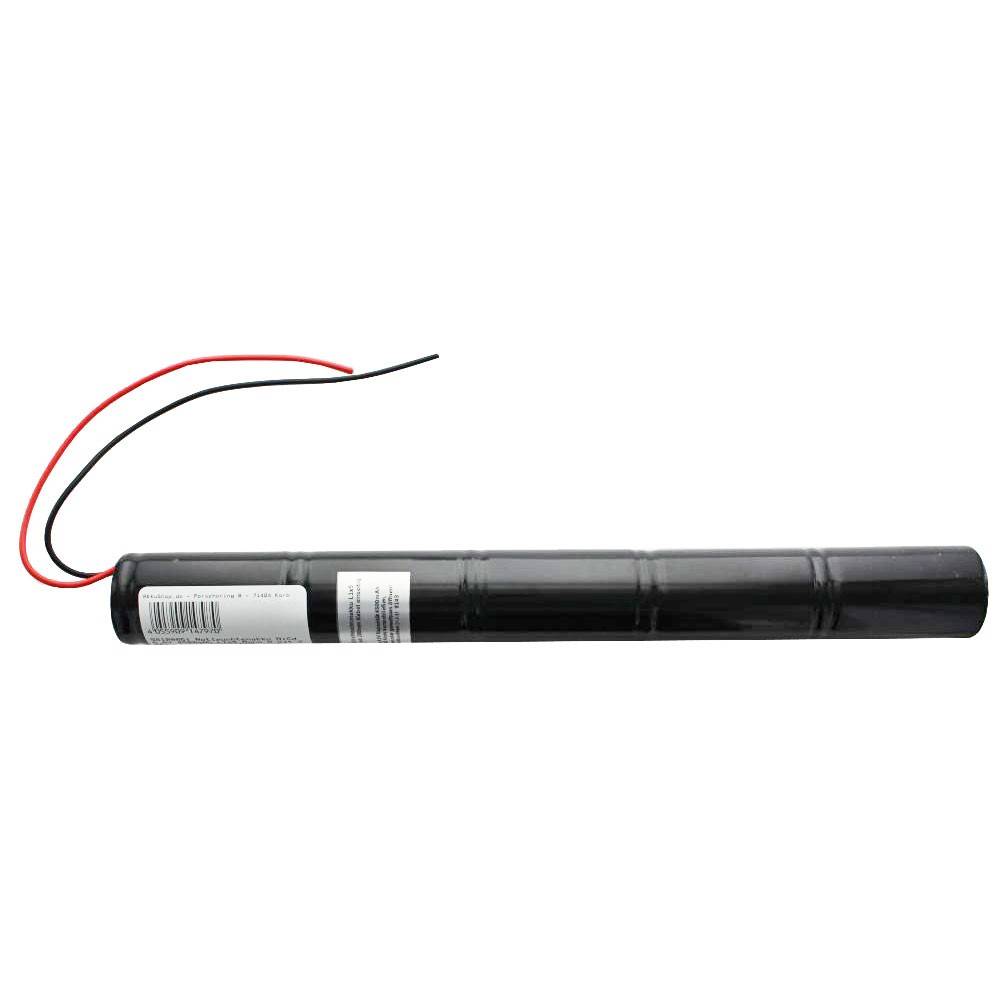 Batteria luce emergenza NiCd 6.0V 4500mAh L1x5 Mono D con cavo 200mm su un lato-1