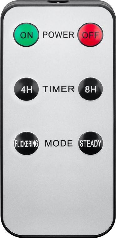 Set di 5 candele a LED bianche in vera cera con telecomando, la soluzione di illuminazione bella e sicura per casa,...-3
