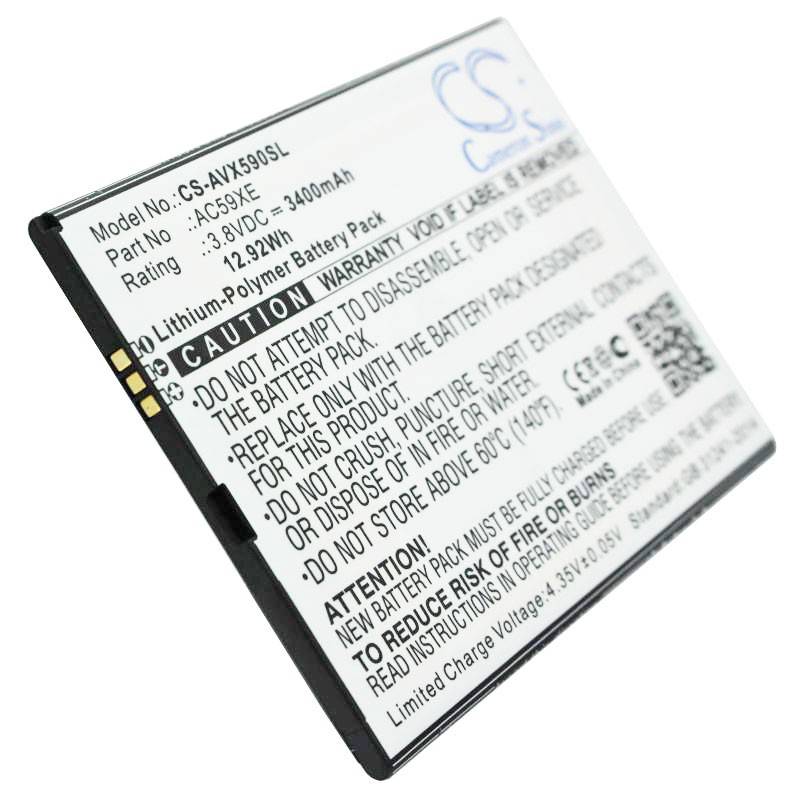 Batteria adatta per la batteria allo xeno Archos 59 AC59XE 3400mAh