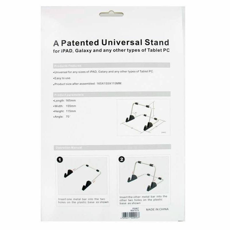 Supporto da tavolo universale per tablet, tablet PC iPad, Apple iPod 2, Samsung Galaxy Tab-4