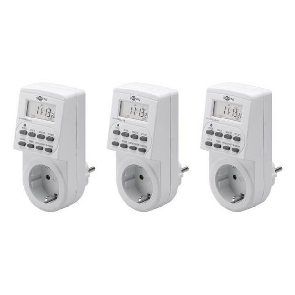 Goobay set di 3: timer digitale - 3 pezzi in una scatola