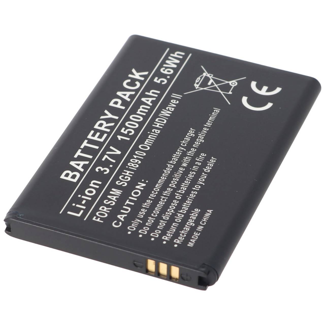 Batteria AccuCell adatta per Samsung i8910 HD-1