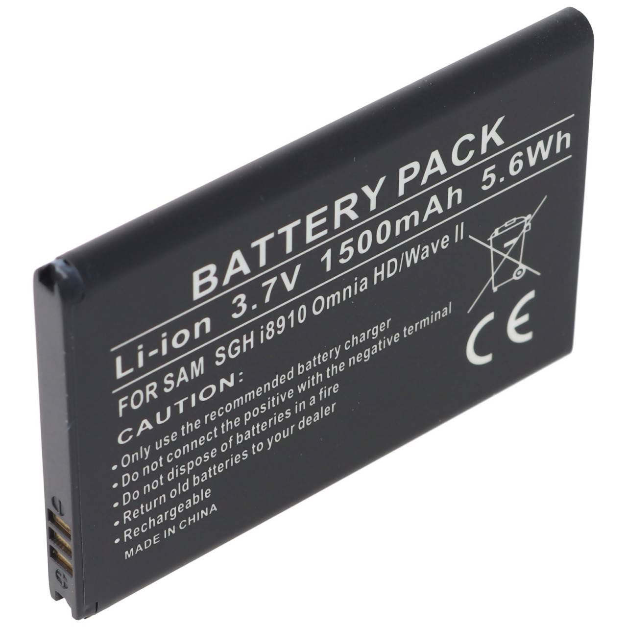 Batteria AccuCell adatta per Samsung i8910 HD-4