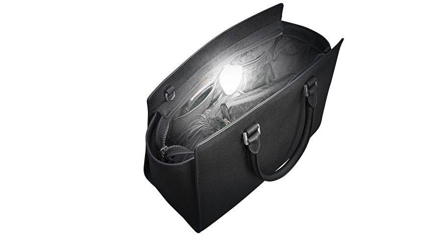 Luce da borsetta con 2 LED, con pratico sensore IR, luce ricaricabile per la borsa, comprensiva di cavo di ricarica...-3