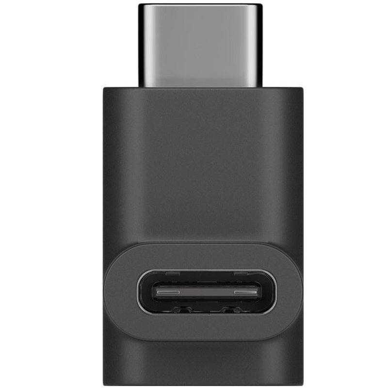 Adattatore da USB-C a USB-C ad angolo di 90 gradi, presa USB-C nera ad angolo con presa USB-C-2