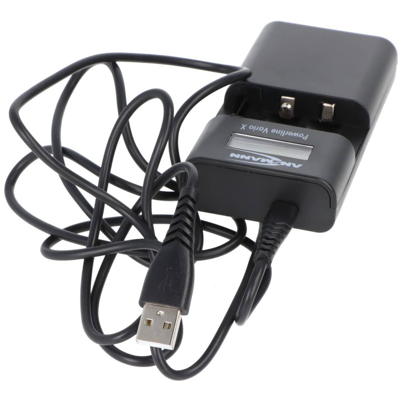 Caricabatterie universale Ansmann Powerline Vario con contatti di ricarica scorrevoli per batteria, fotocamera,...-1