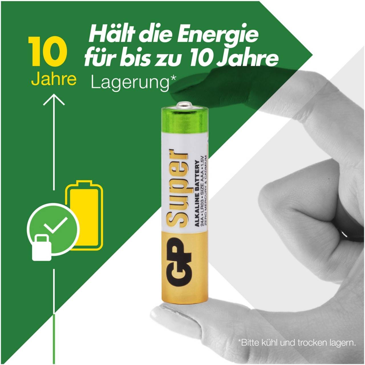 AAA Micro Batteria GP Alkaline Super 1.5V 40 pezzi-3