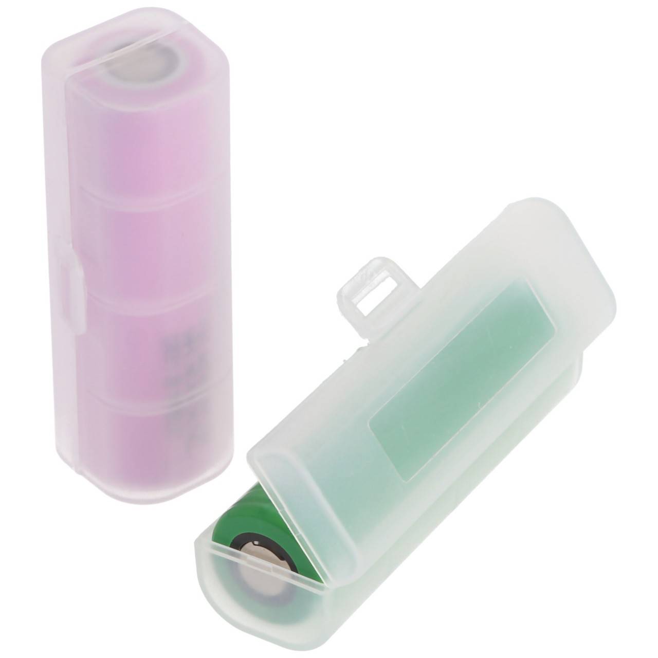 Scatola di immagazzinaggio universale AccuSafe per 1 pezzo 18650, 16650 batteria agli ioni di litio, colore...-1