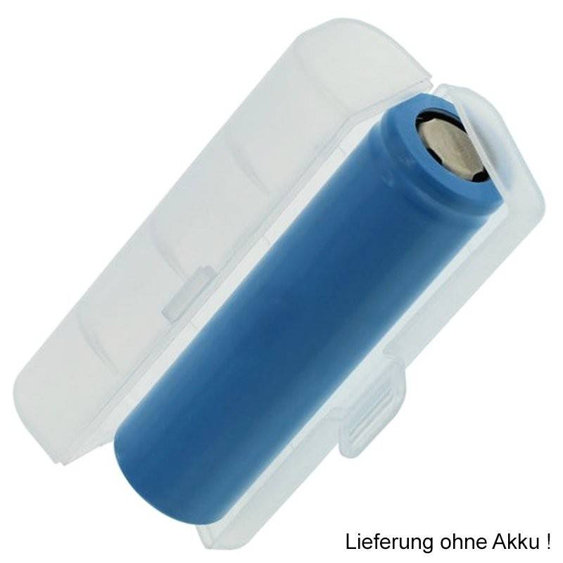 Scatola di immagazzinaggio universale AccuSafe per 1 pezzo 18650, 16650 batteria agli ioni di litio, colore...-2