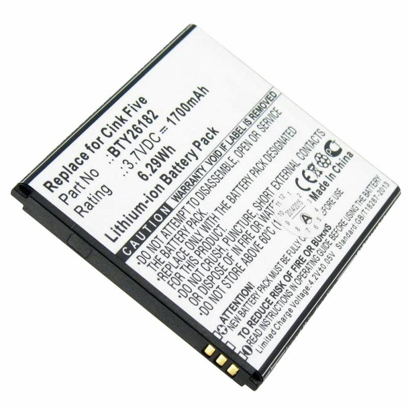 Batteria AccuCell adatta per Wiko Cink Five, Rainbow, Wiko Darknight, Wiko Rainbow Lite, Wiko Stairway, Wiko Bloom,...-0