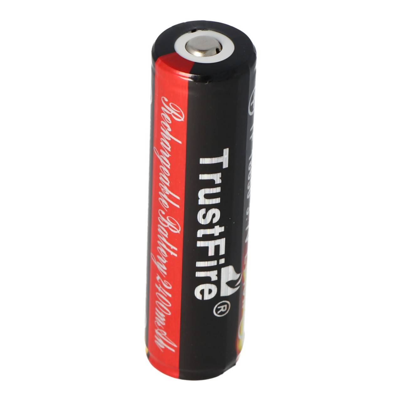 Trustfire 18650 2400mAh 3,7V protetto, dimensioni note 68,5x18,3mm-0