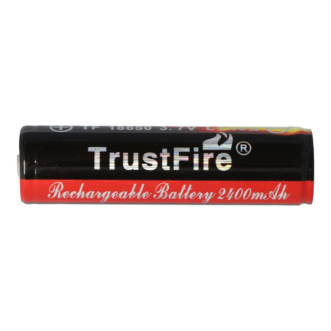 Trustfire 18650 2400mAh 3,7V protetto, dimensioni note 68,5x18,3mm-3