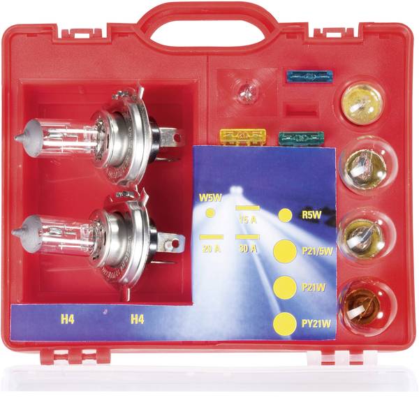 Lampadine per auto e camion - Unitec Assortimento di lampadine Standard H4 60/55 W - Lampadine per auto e camion - Unitec Assortimento di lampadine Standard H4 60/55 W -