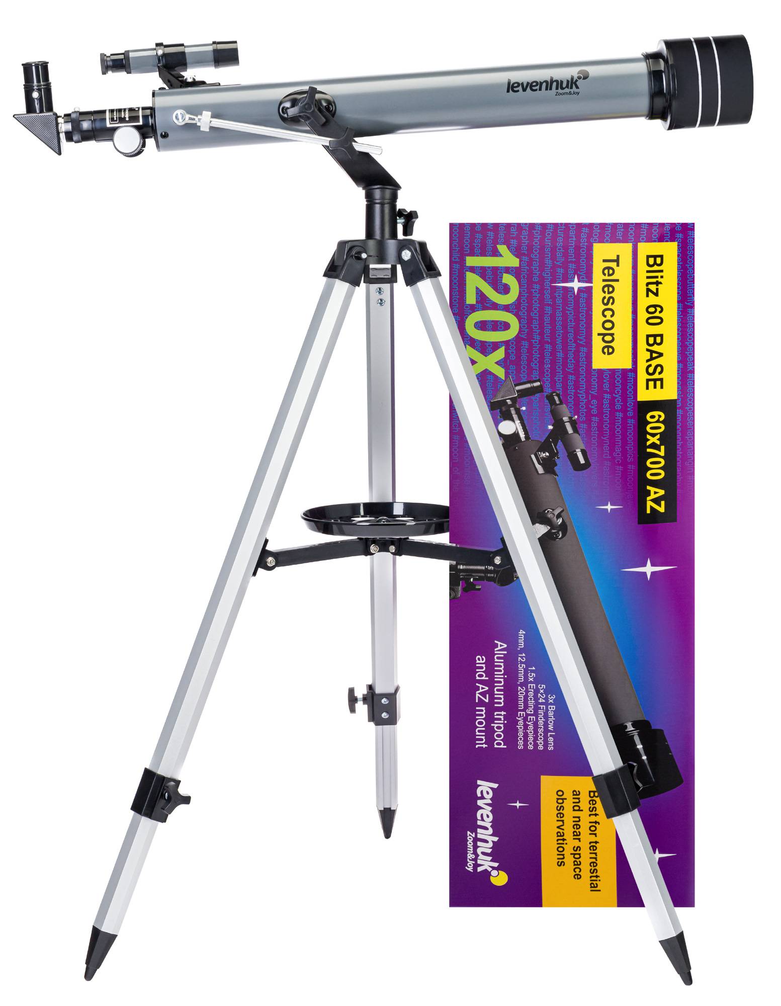 Telescopio Levenhuk Blitz 60 BASE-1