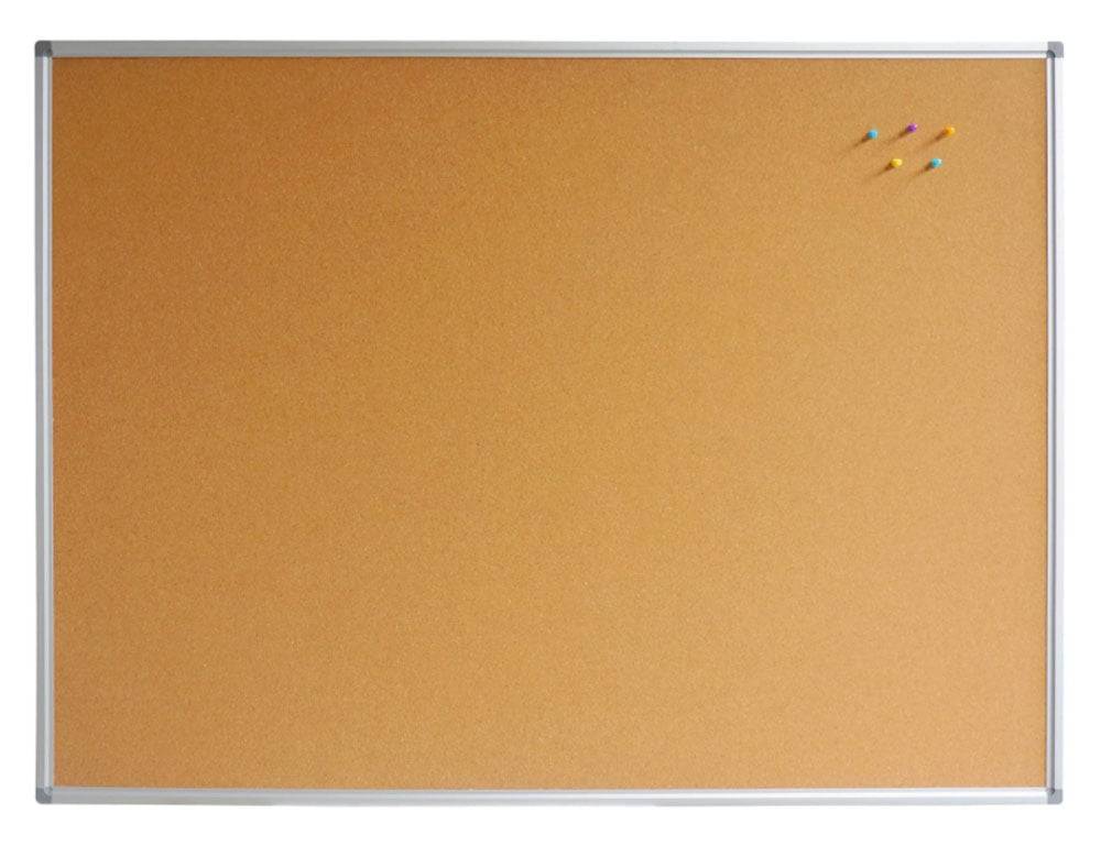 Bacheca Lavagna in Sughero Cornice in Alluminio Anodizzato 60x90 cm-6