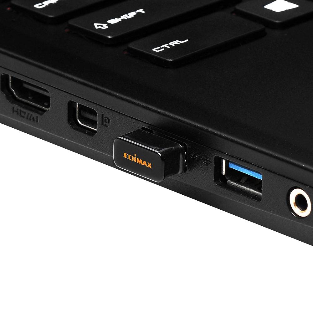 Adattatore USB Compatto 2 in 1 Wi-Fi N150 e Bluetooth 4.0, EW-7611ULB-2