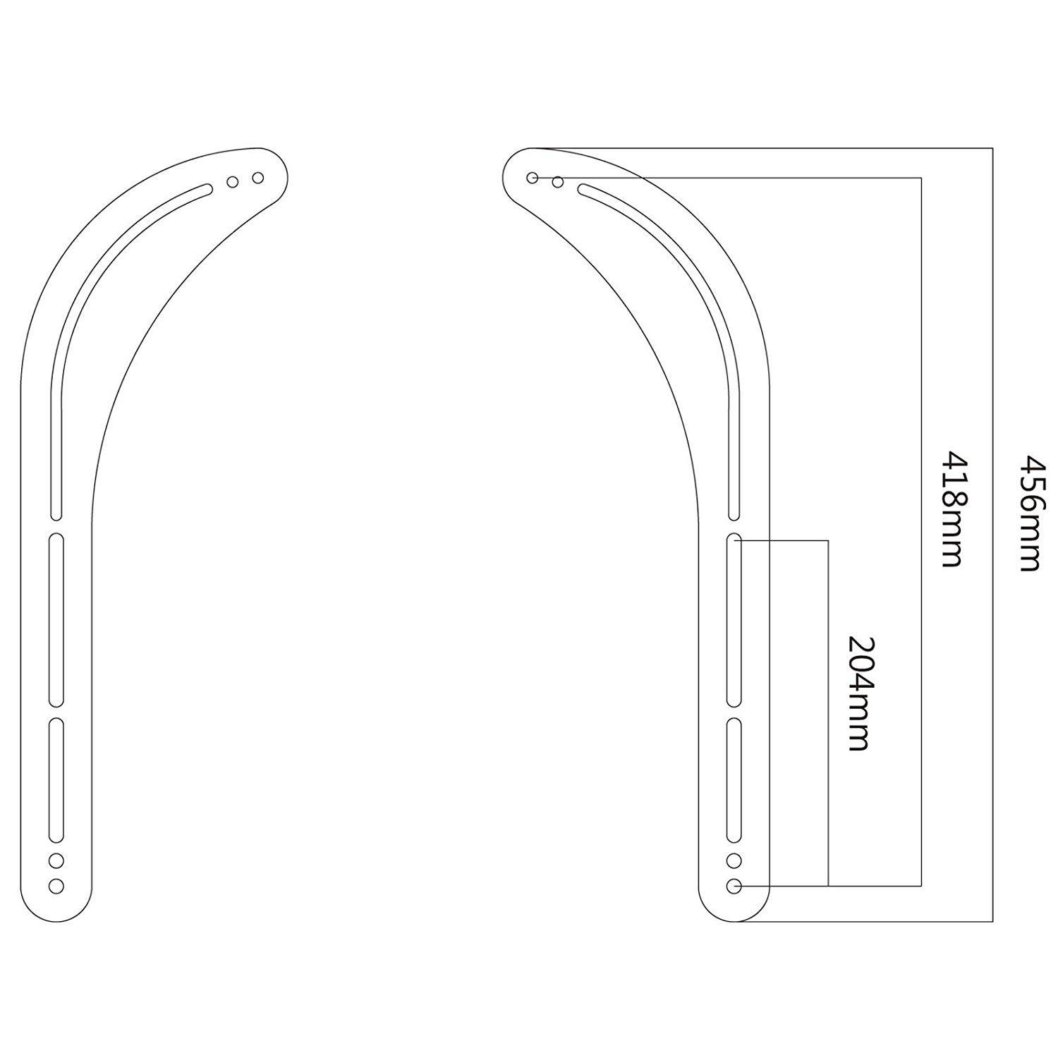 Supporto per Soundbar Sopra o Sotto TV 32-70''-5