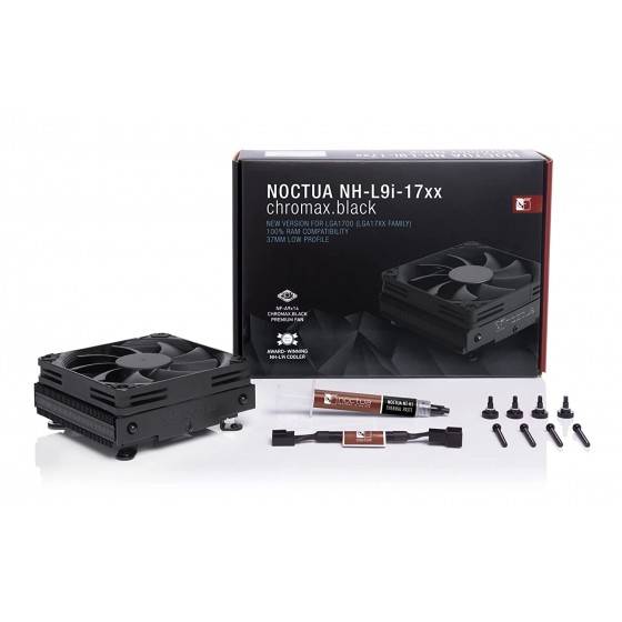 Noctua NF-L9i-17xx chromax.black Dissipatore per CPU con ventola Intel® 1700-3