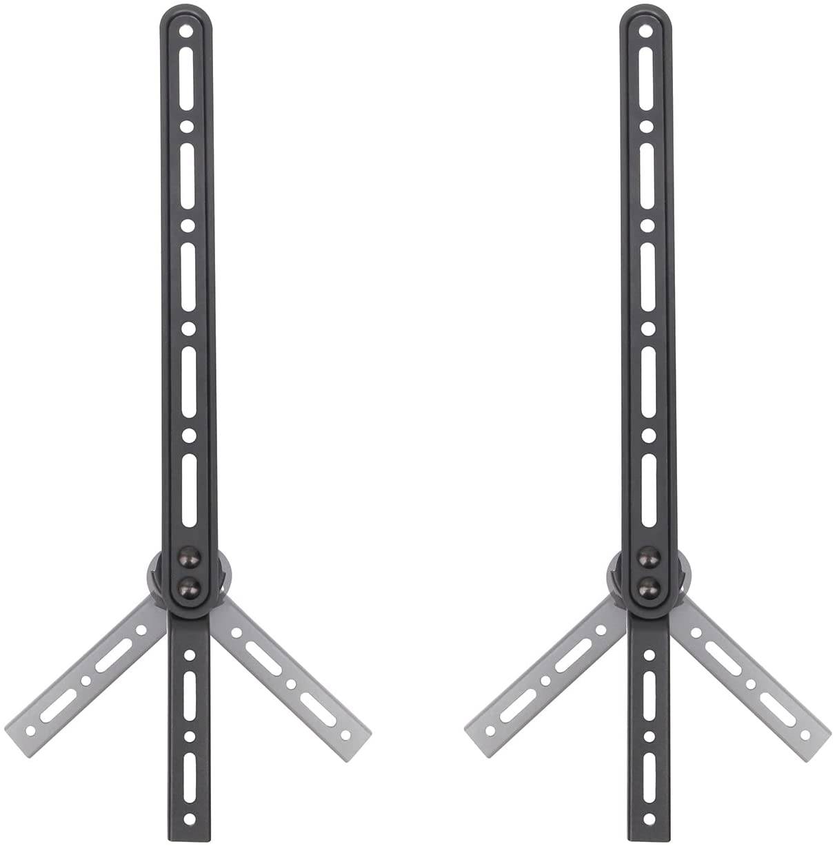 TECHLY NP Supporto per Soundbar Sopra o Sotto TV 23-65'' Nero-1