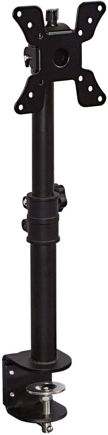 TECHLY Supporto da Scrivania per Monitor 13-30'' Braccio Corto Inclinabile Nero-4