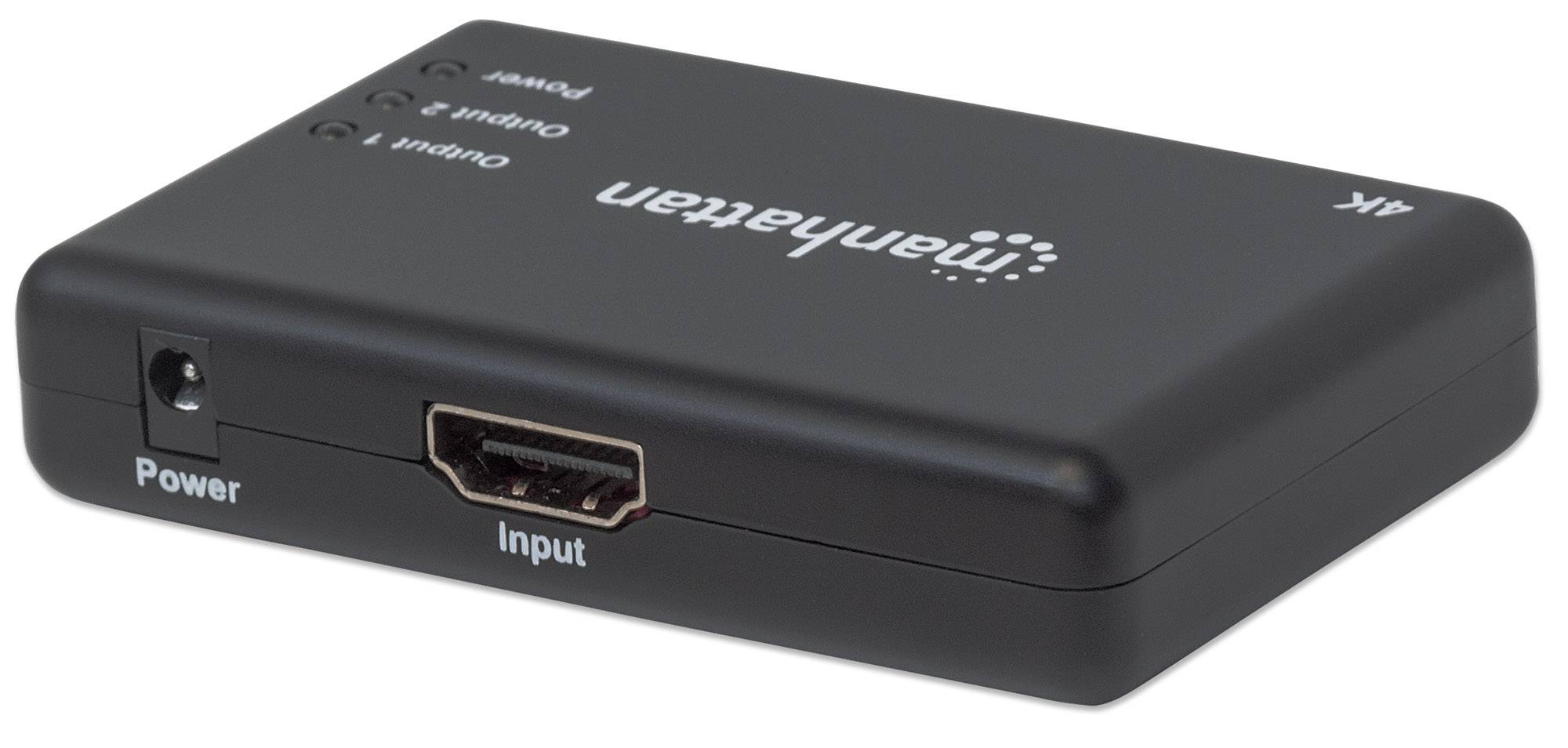 Splitter HDMI 4K UHD 3D con LED 2 vie-3