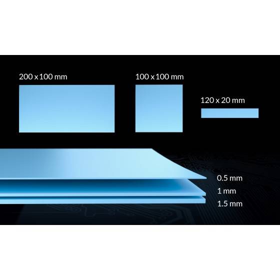 Arctic TP-3 Pad Termoconduttivo 100x100mm, 0.5mm-1