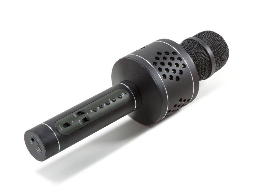 Microfono Karaoke Bluetooth con TWS per Cantare in Duetto Nero, BT-X35-2
