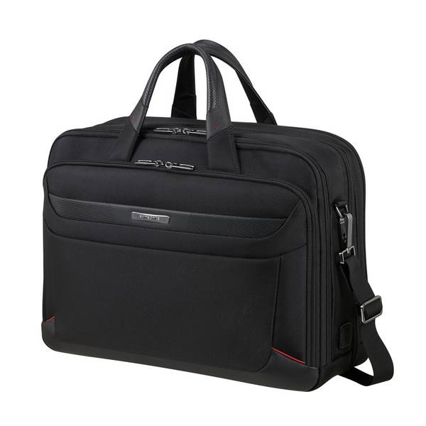 Samsonite PRO-DLX 6 43,9 cm [17.3] Valigetta ventiquattrore Nero (SAMSONITE Computerbag PRO DLX6 17.3 Ex)