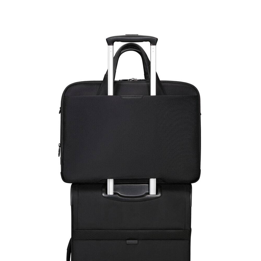 Samsonite PRO-DLX 6 43,9 cm [17.3] Valigetta ventiquattrore Nero (SAMSONITE Computerbag PRO DLX6 17.3 Ex)-4