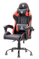 SEDIA GAMING ITEK RHOMBUS PF10 - PVC,  DOPPIO CUSCINO, SCHIENALE  RECLINABILE, NERO ROSSO (ITCGPF10BR)-1
