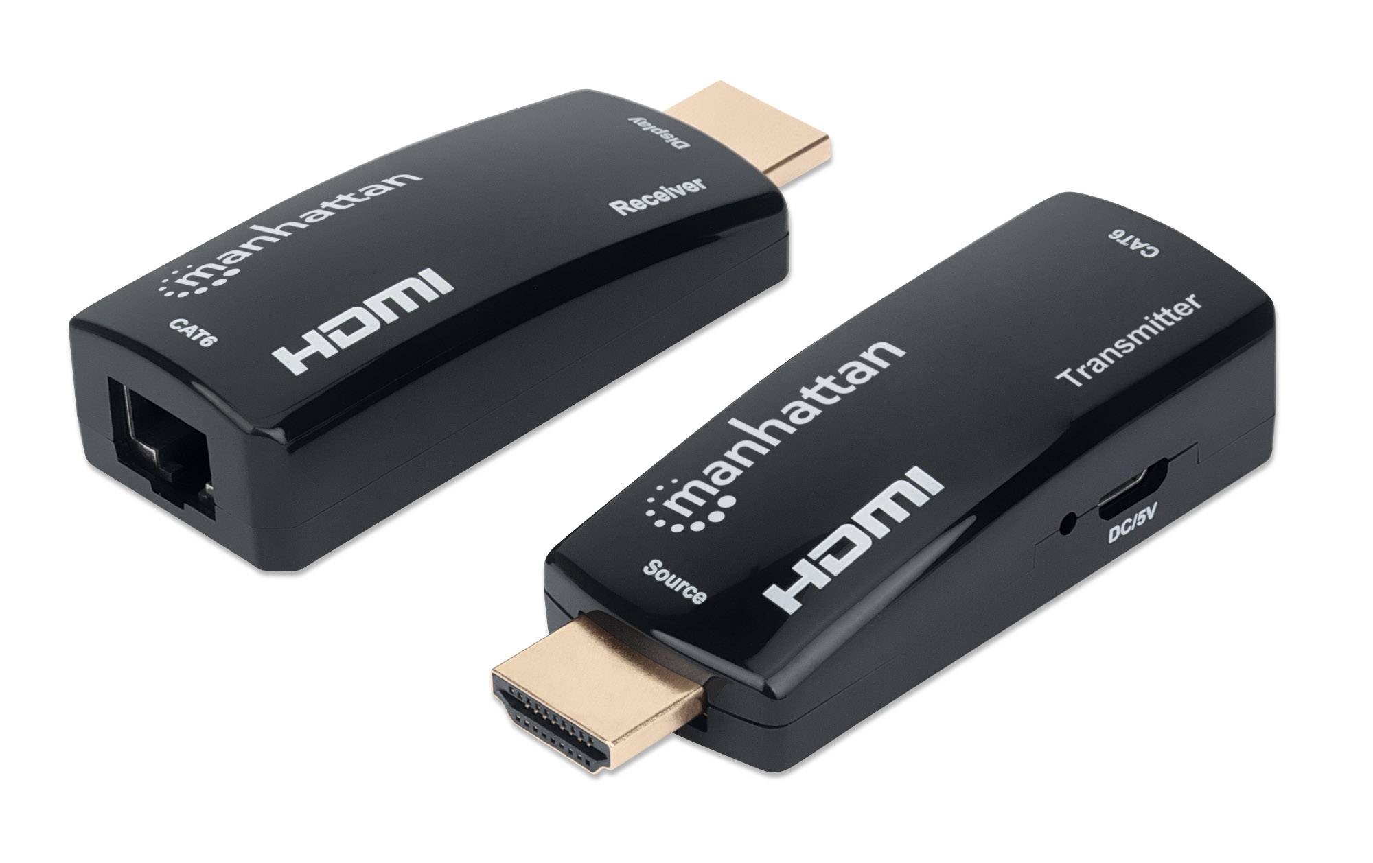 Extender HDMI Over Ethernet 1080p Compatto Nero-5