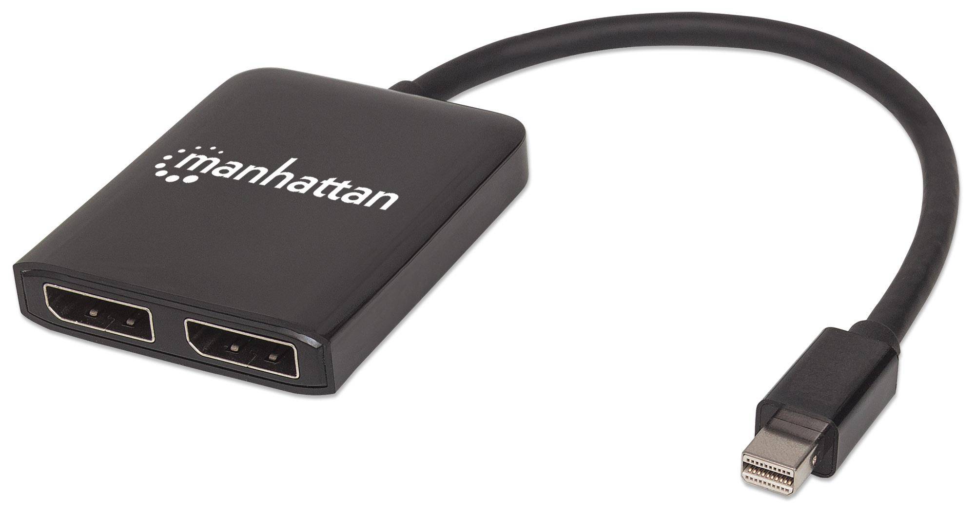 Splitter Hub Mini DisplayPort a 2 porte DisplayPort con MST-4