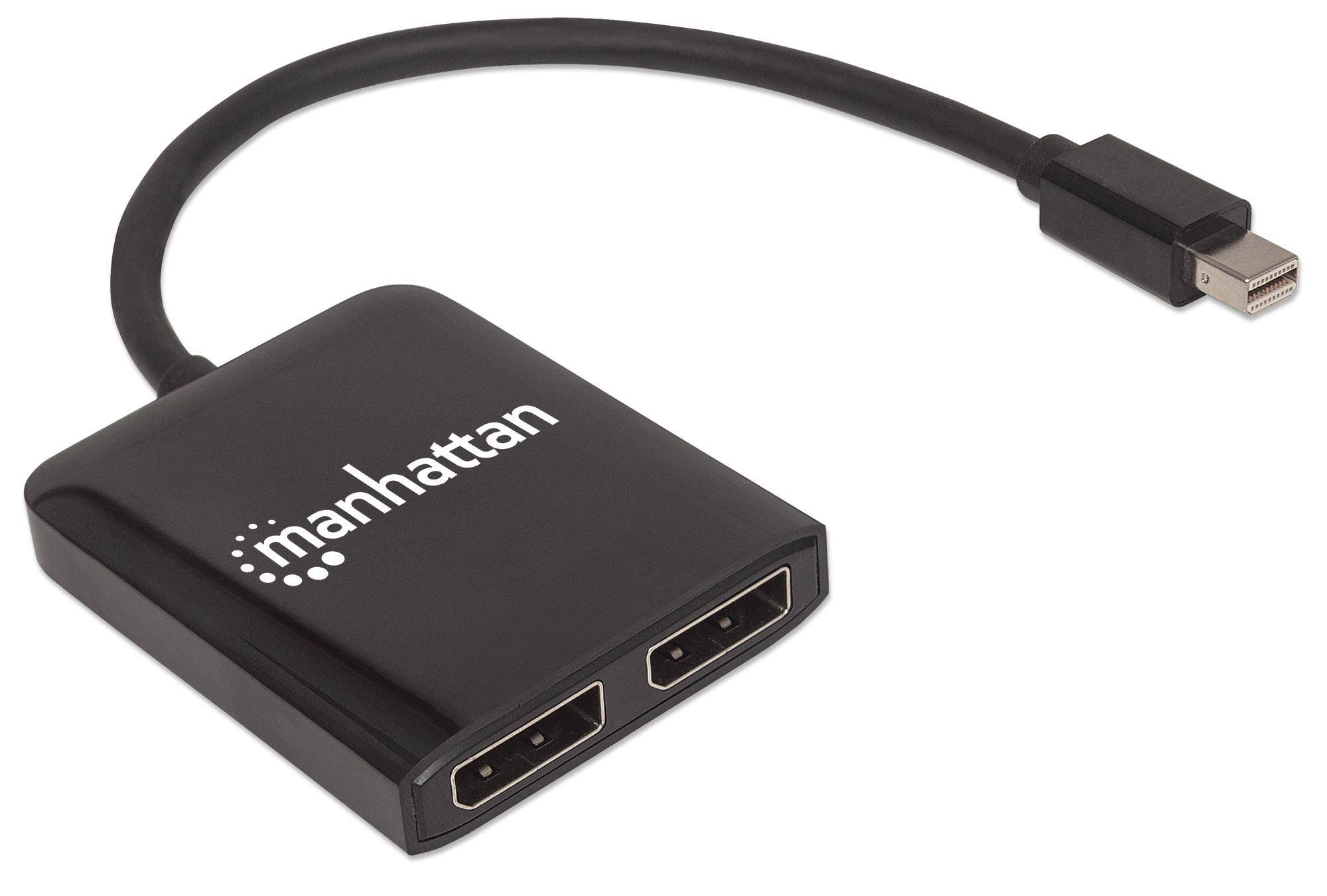 Splitter Hub Mini DisplayPort a 2 porte DisplayPort con MST-2
