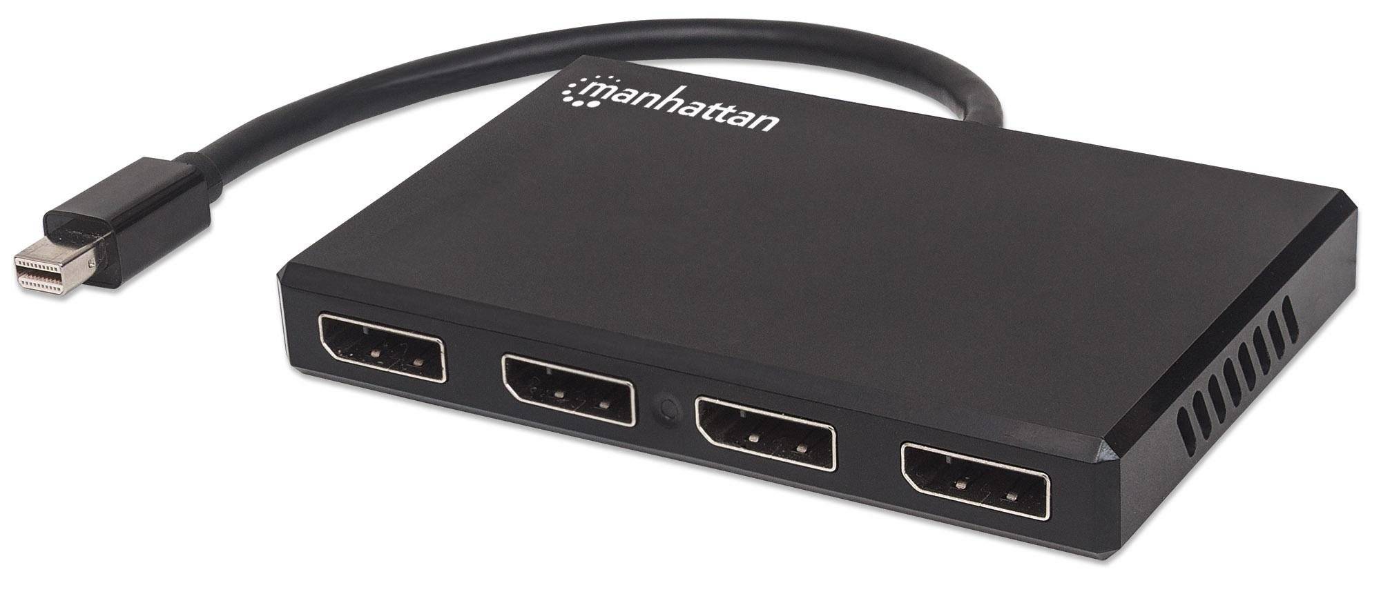 Splitter Hub Mini DisplayPort a 4 porte DisplayPort con MST-4