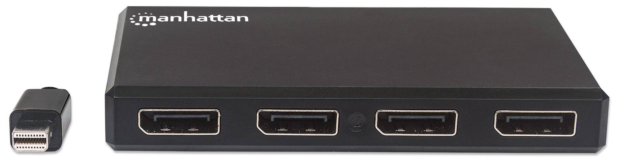 Splitter Hub Mini DisplayPort a 4 porte DisplayPort con MST-2