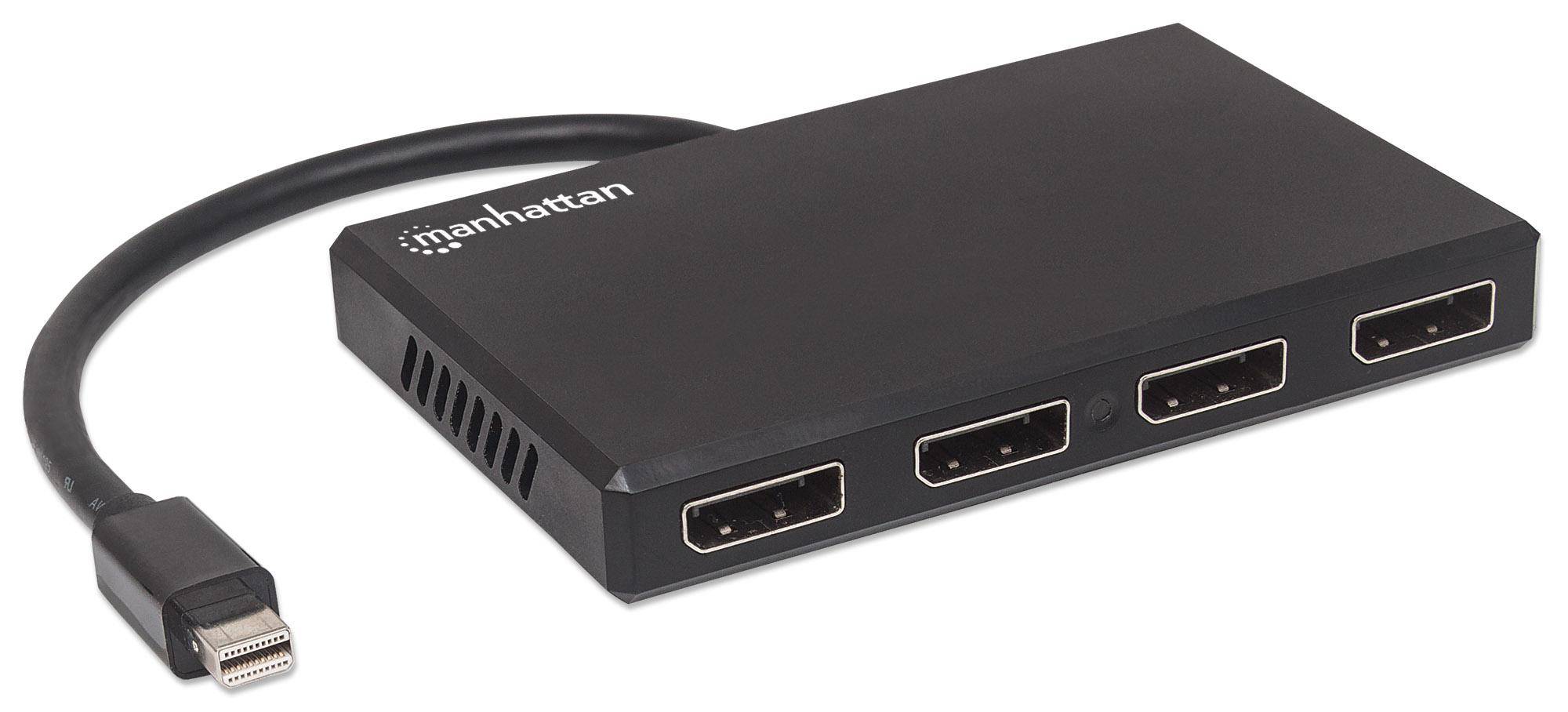 Splitter Hub Mini DisplayPort a 4 porte DisplayPort con MST-3
