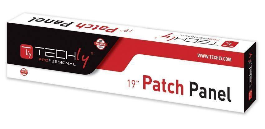 Techly Pannello Patch UTP 24 Posti RJ45 Cat.5E (I-PP 24-RU-C5ET) I-PP 24-RU-C5ET-4