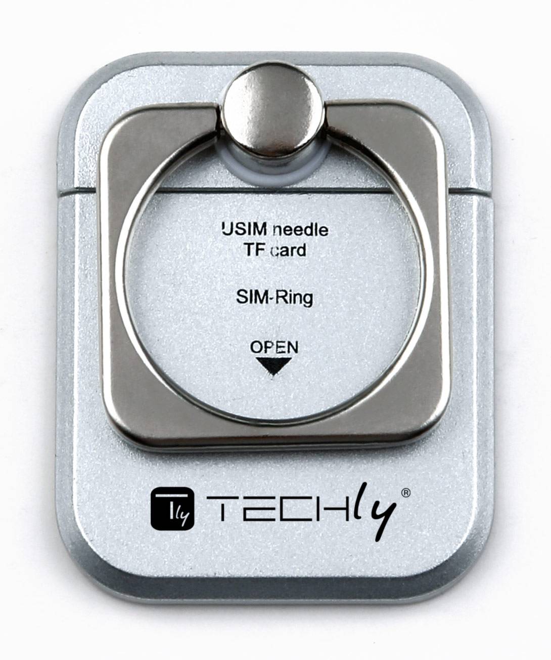 Anello e Supporto per Smartphone Silver-5