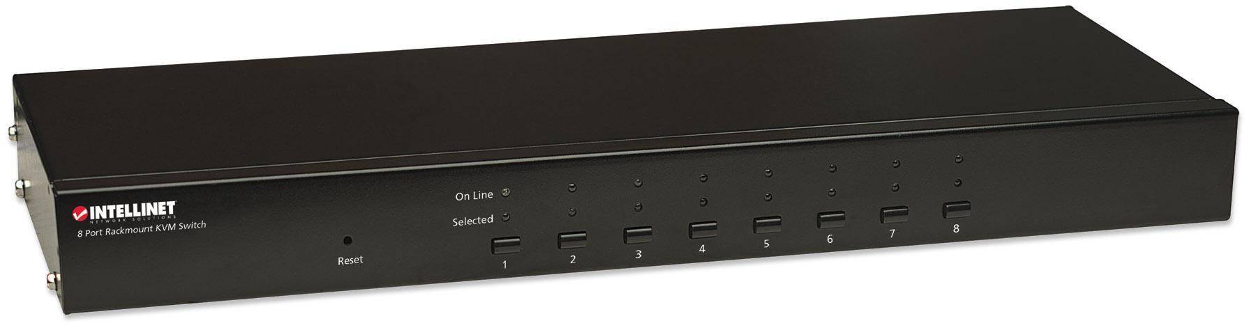 KVM Switch 8 porte combo USB + PS/2, OSD-6