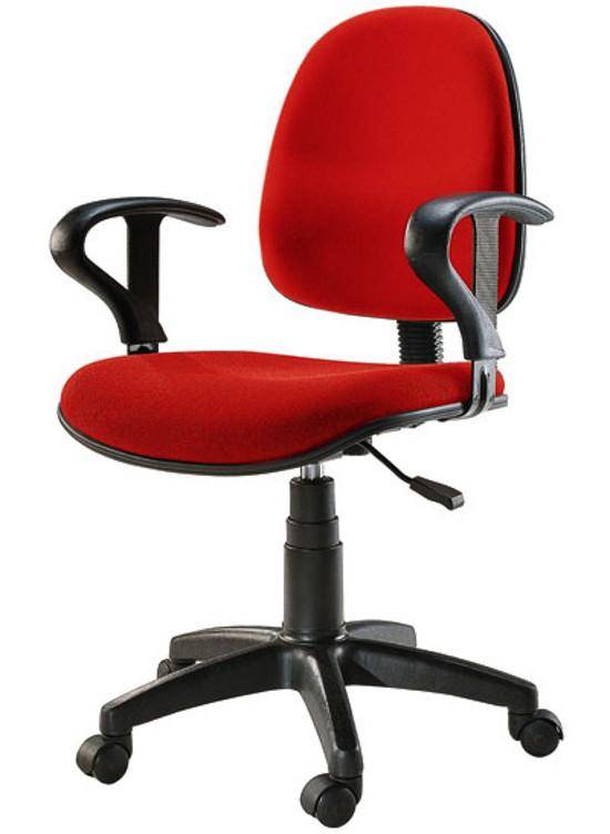 Sedia per Ufficio Easy Colore Rosso-5