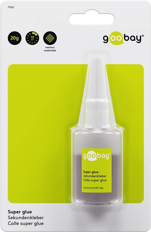 Goobay Colla istantanea Cianoacrilica 20 g adatto a molti substrati-3